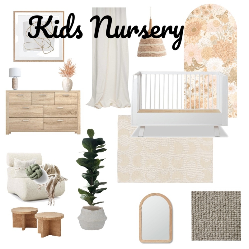 Kids Nursery Mood Board by RhiannonT on Style Sourcebook