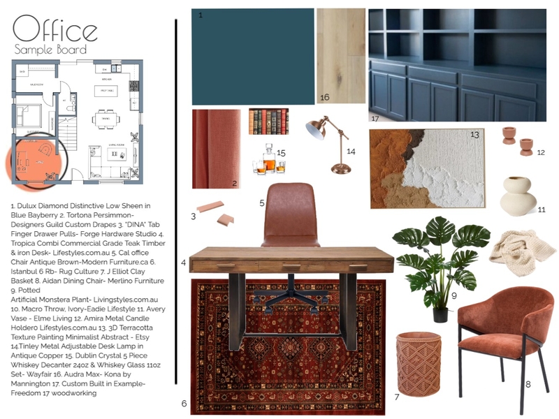 Module 9_Office Mood Board by jenellenicoledesign on Style Sourcebook