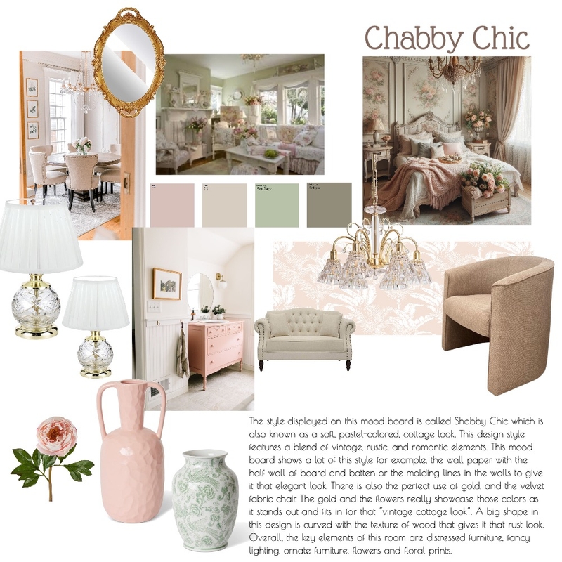 chabby chic Mood Board by abby32105@icloud.com on Style Sourcebook