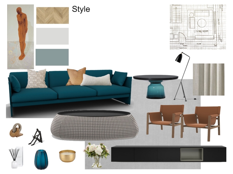 Sample board_Living room Mood Board by DvD on Style Sourcebook