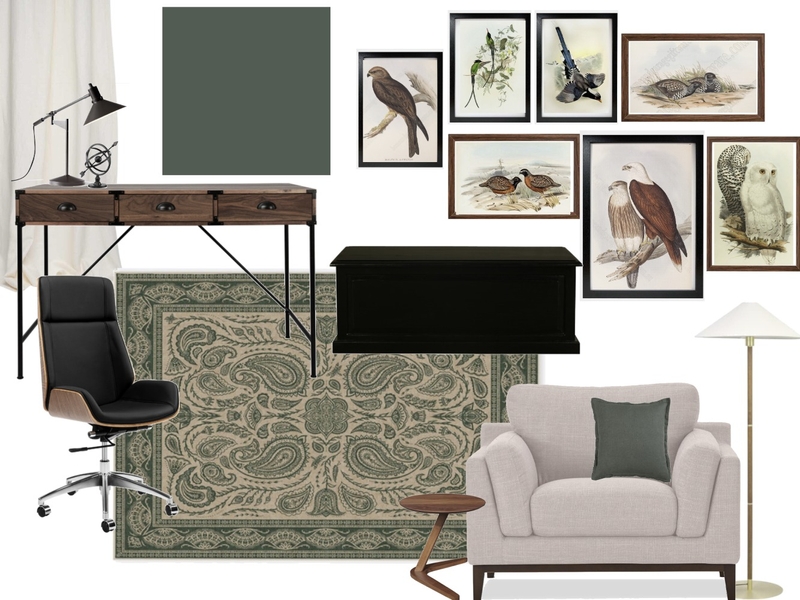 Mancave Mood Board by The Ginger Stylist on Style Sourcebook