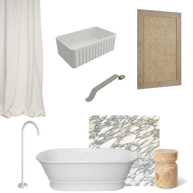 Neutral Luxe Bathroom Mood Board by Studio McHugh on Style Sourcebook