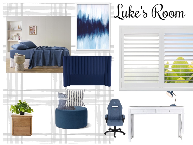 Luke's Room Mood Board by sarahlou18 on Style Sourcebook