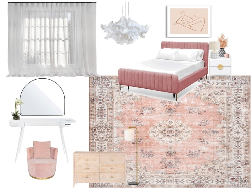 Teen Girl Bedroom Mood Board by C22 Studio on Style Sourcebook