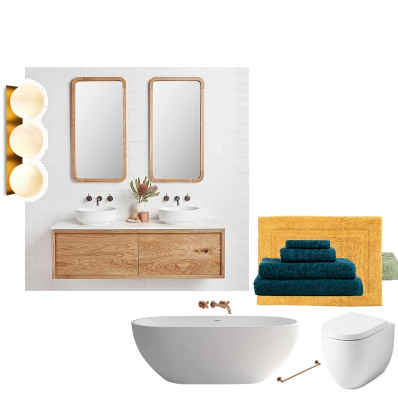 Upstairs Bathroom Mood Board by Francesca Castiglioni on Style Sourcebook