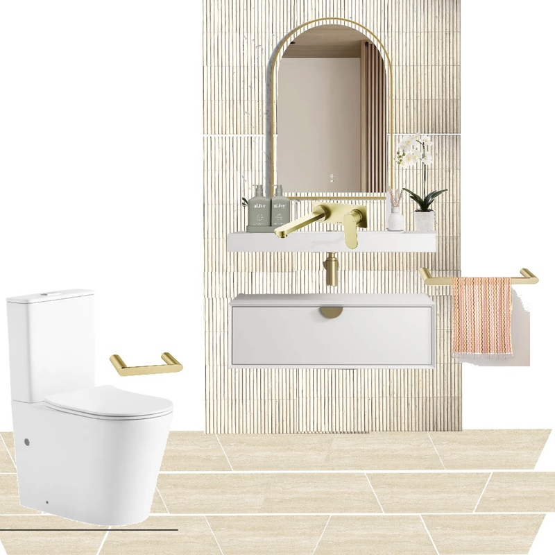 Otti Moonlight Vanity Bathroom with Beaumont Tiles Mood Board by Velda on Style Sourcebook