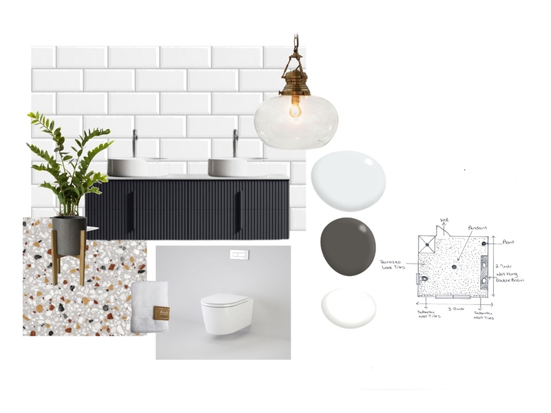 Carnarvon St Ensuite Bathroom Concept Board Mood Board by botany75 on Style Sourcebook