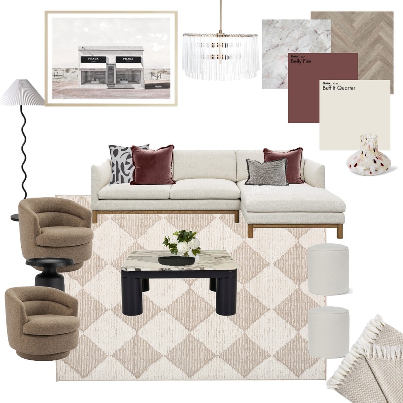 Modern Living Room Mood Board by Eliza Grace Interiors on Style Sourcebook