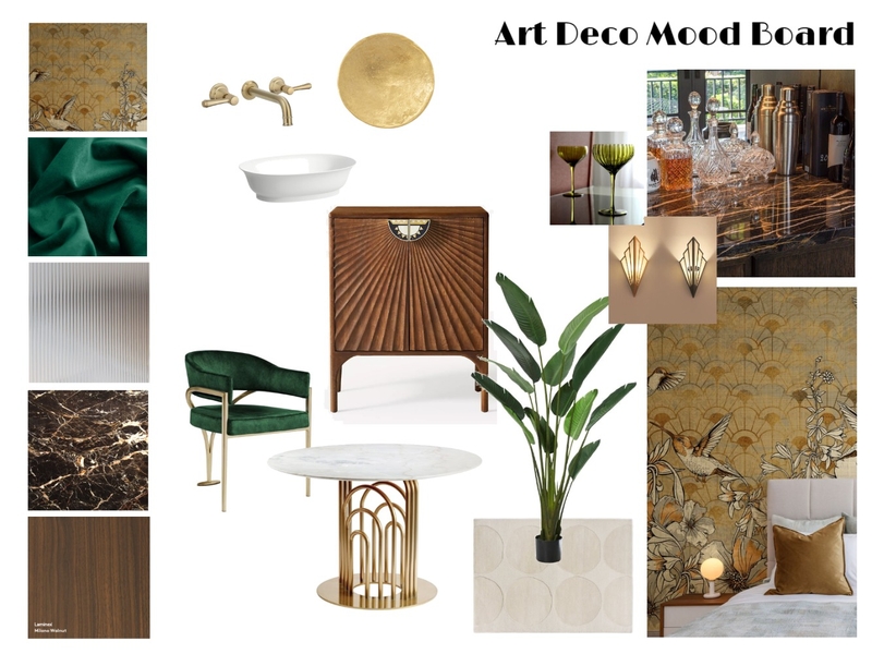 Art Deco Mood Board Mood Board by ebash23 on Style Sourcebook