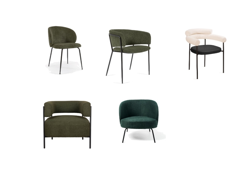 Green chairs Mood Board by beatrizcvt on Style Sourcebook