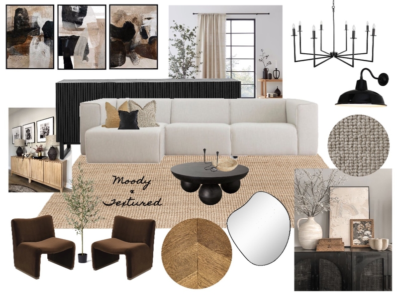 Moody and Textured Mood Board by Aimee.Donohoe on Style Sourcebook