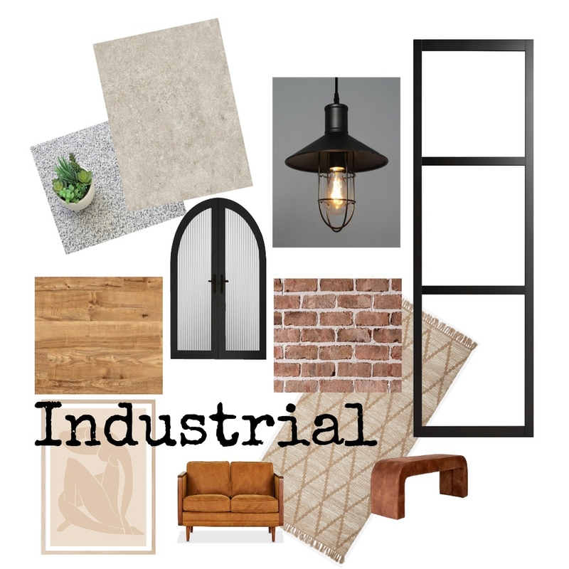 Industrial 2 Mood Board by annablack on Style Sourcebook