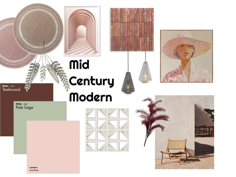 Mid Century Modern 2 Mood Board by annablack on Style Sourcebook