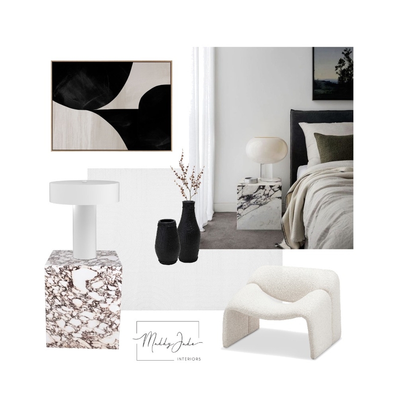 Modern-Luxe Master Bedroom Mood Board by Maddy Jade Interiors on Style Sourcebook