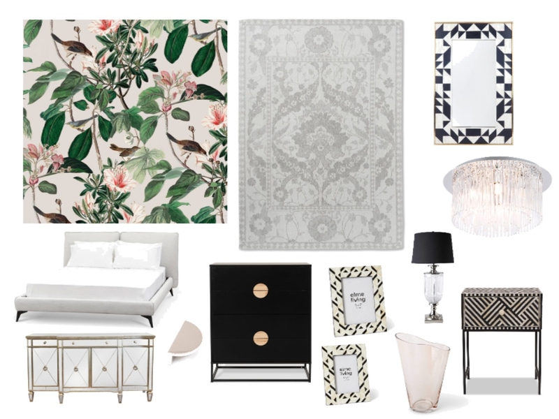 Graphic Bedroom Mood Board by Sterlingrose on Style Sourcebook