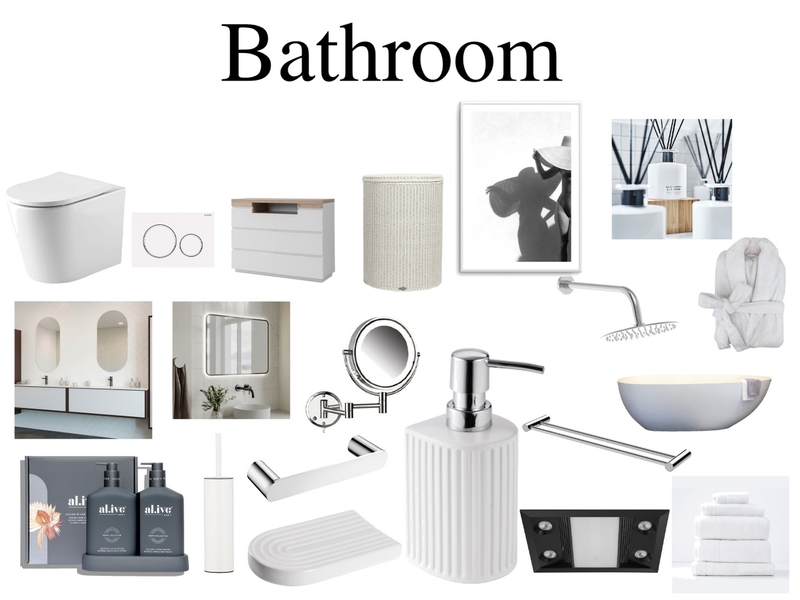 bathroom Mood Board by asher.poole@lindisfarne.nsw.edu.au on Style Sourcebook