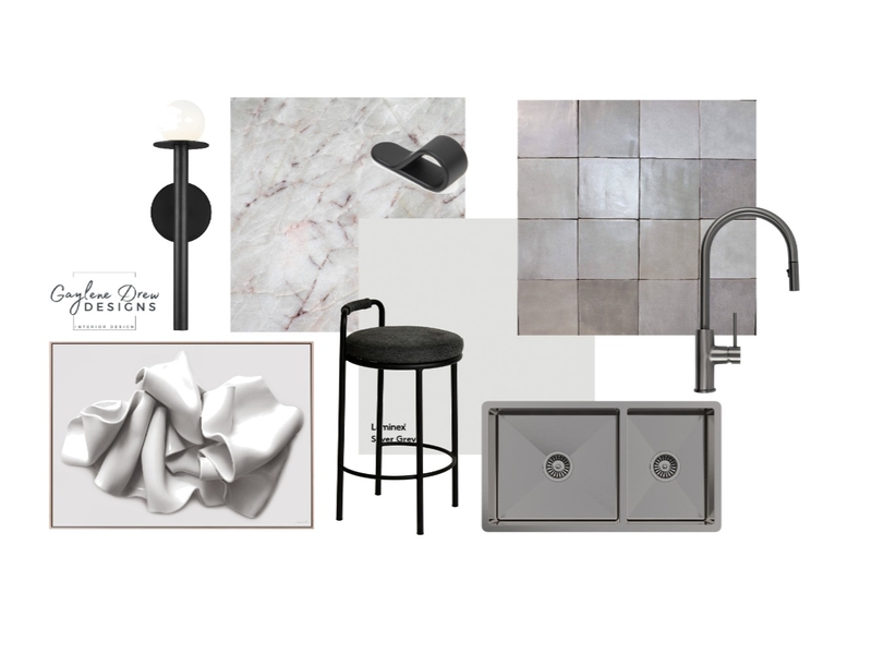 Subtle Luxe Kitchen Mood Board by Gaylene Drew Designs on Style Sourcebook