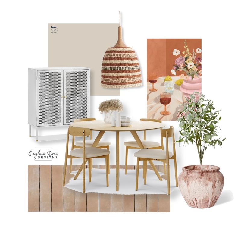 Terracotta dining room Mood Board by Gaylene Drew Designs on Style Sourcebook