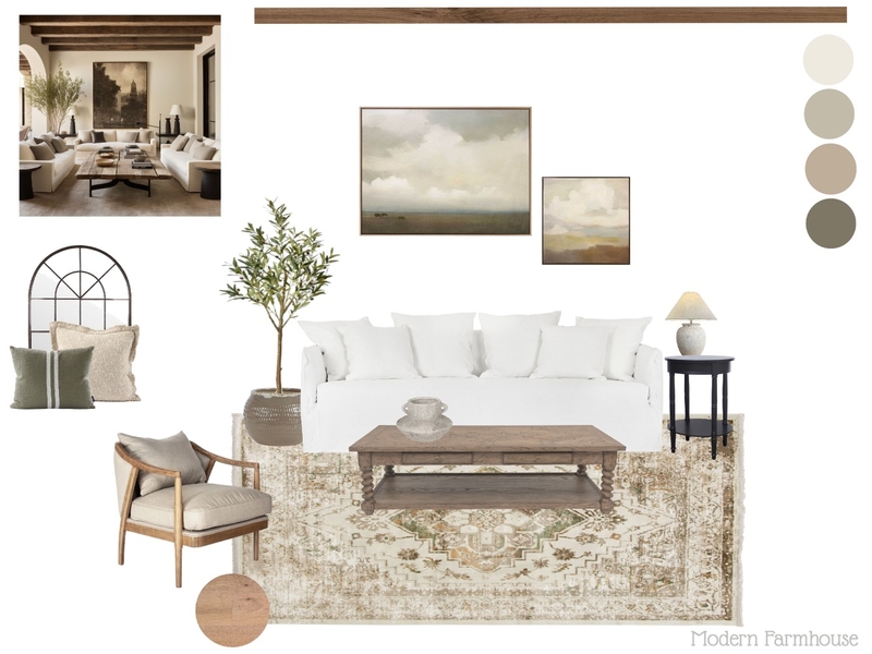 Modern Farmhouse Mood Board by Bex Elliott Interior Designer on Style Sourcebook