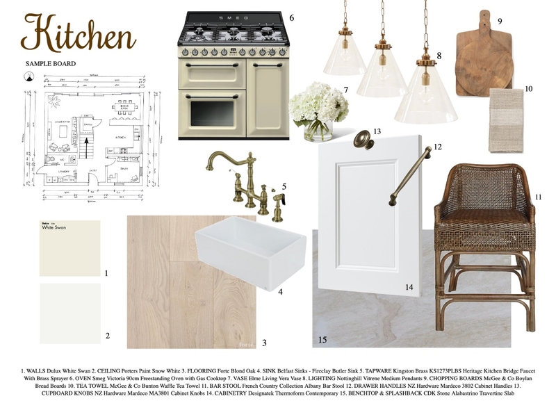 ASSIGNMENT 9 SAMPLE BOARD KITCHEN Mood Board by Nataliebarnard on Style Sourcebook