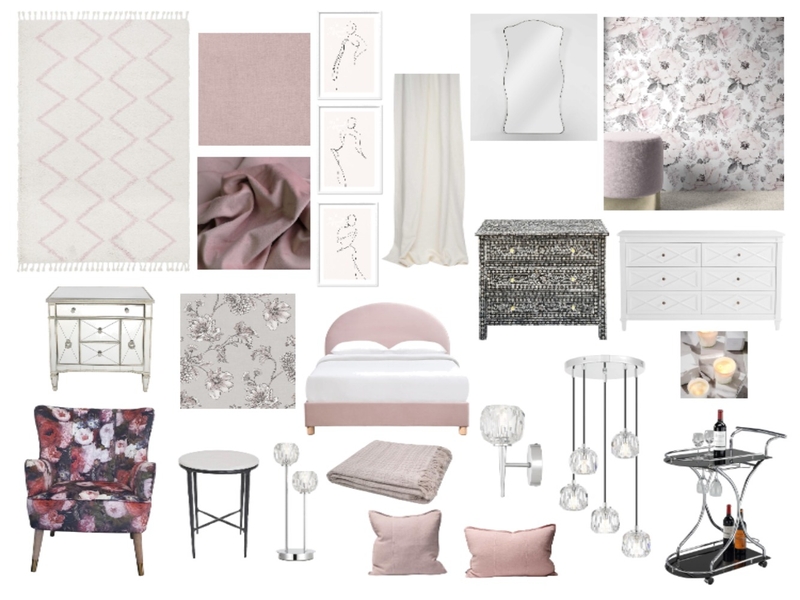 Glam Bedroom Mood Board by Sterlingrose on Style Sourcebook