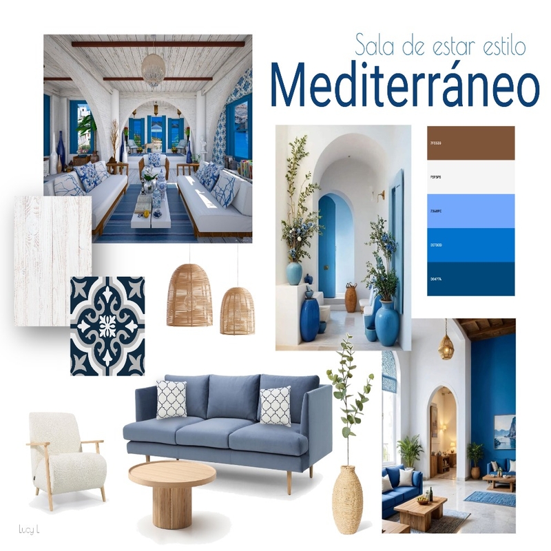 Sala Mediterránea Mood Board by Lucy on Style Sourcebook