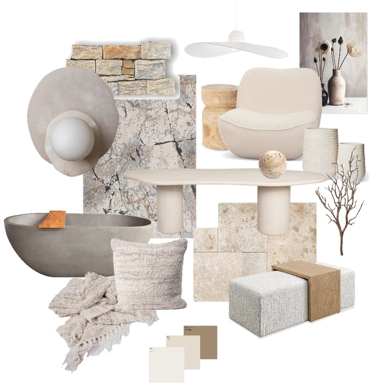 Wabi-Sabi Design Style Mood Board by Josh Finnis on Style Sourcebook