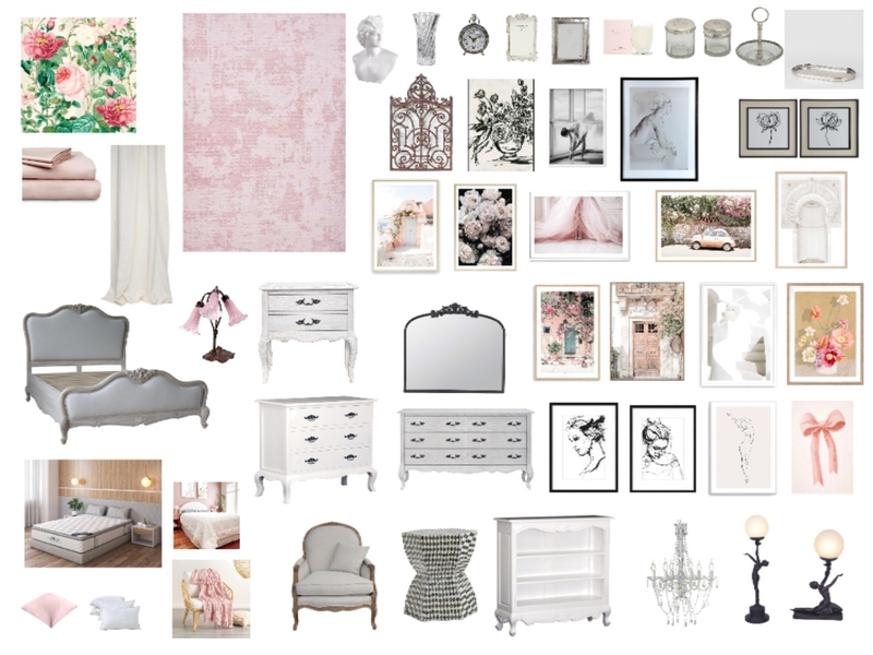 Romantic Bedroom Mood Board by Sterlingrose on Style Sourcebook