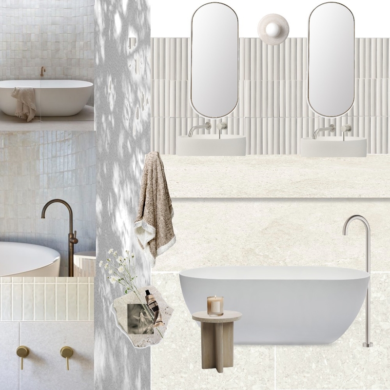 K+J Bathroom Mood Board by Servini Studio on Style Sourcebook