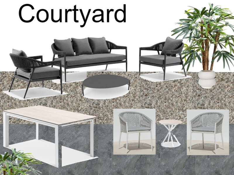 Courtyard Mood Board by evasaunders on Style Sourcebook