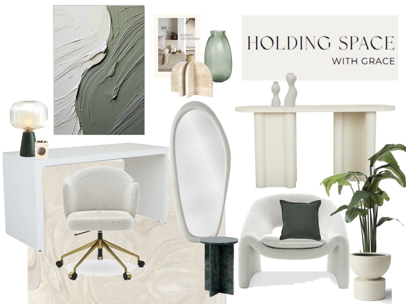 Grace - work and creative space Mood Board by The Ginger Stylist on Style Sourcebook