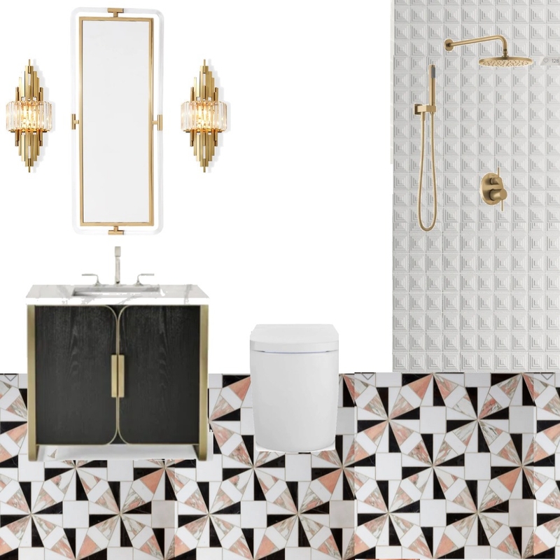 Theater Bath Mood Board by Mint Hill on Style Sourcebook