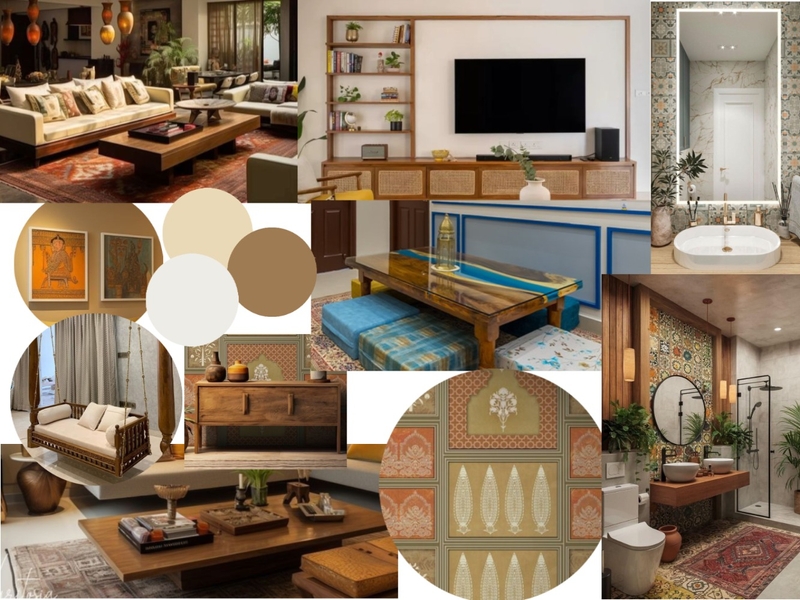 traditional living and dining room Mood Board by hetvi__ on Style Sourcebook