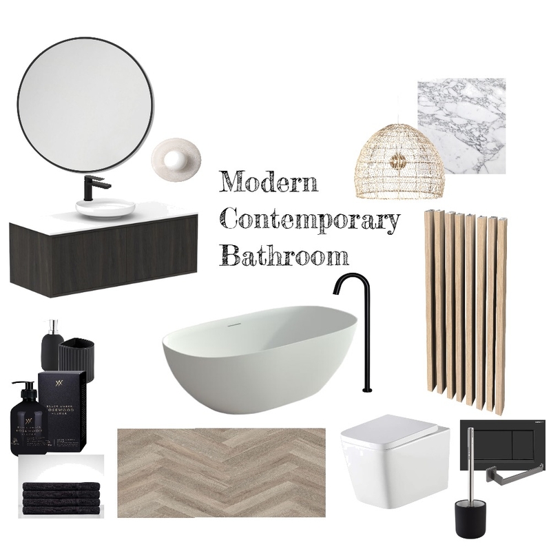 Modern Contemporary Bathroom Mood Board by Nomashaka Space Interiors on Style Sourcebook