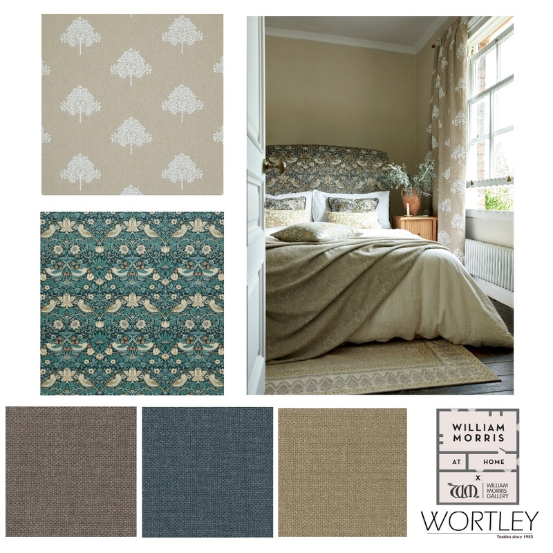 William Morris at Home Mood Board by Wortley Group on Style Sourcebook