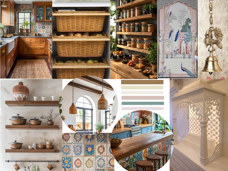 kitchen and pooja Mood Board by hetvi__ on Style Sourcebook