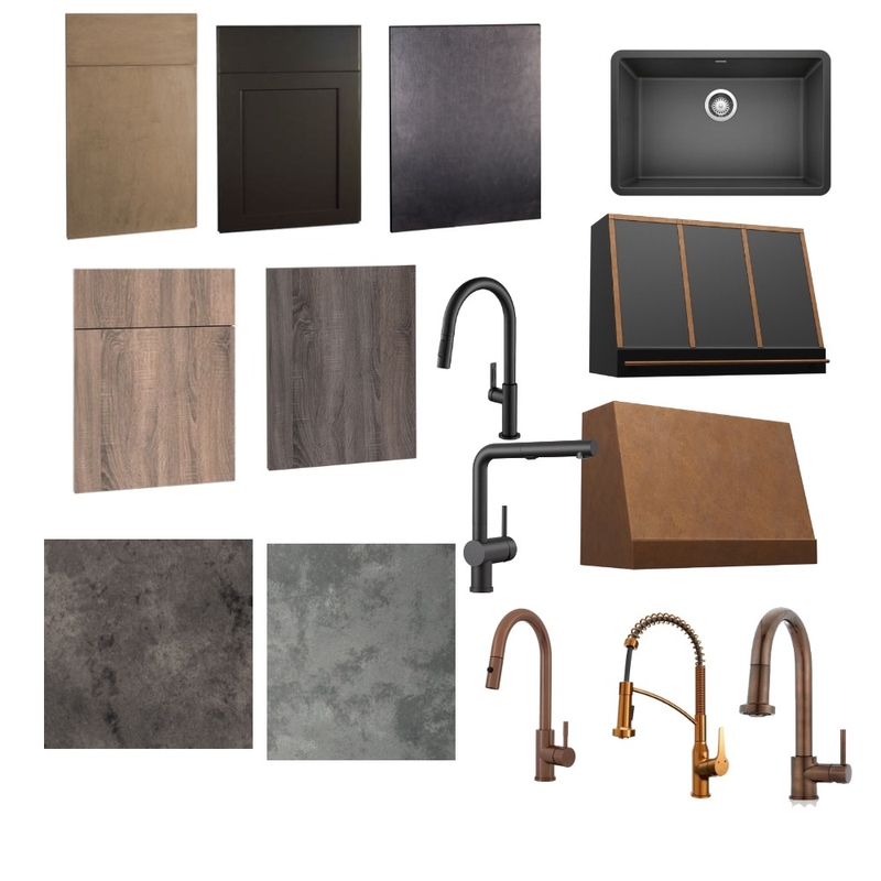 Industrial Kitchen Opt 2 Mood Board by JenRL Design on Style Sourcebook