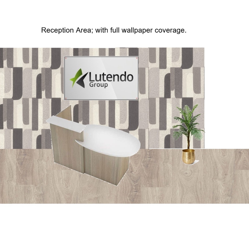 Lutendo Group - Reception Area. Full Wallpaper Coverage Mood Board by Asma Murekatete on Style Sourcebook