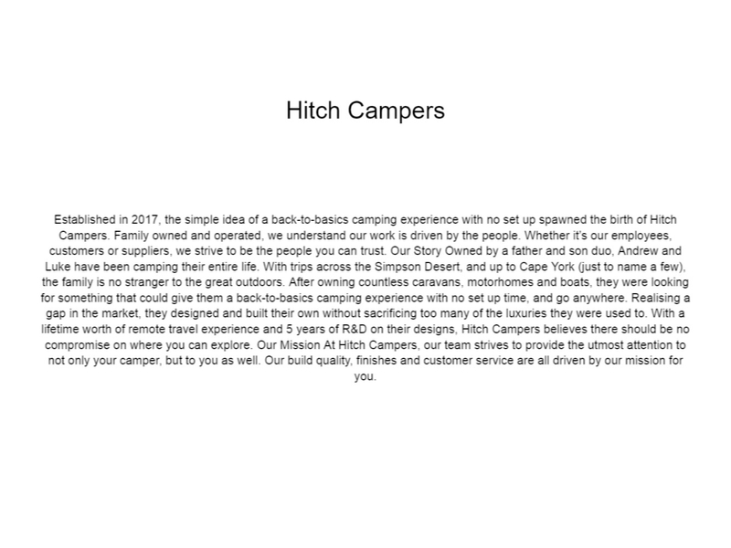 Hitch Campers Mood Board by Hitch Campers on Style Sourcebook