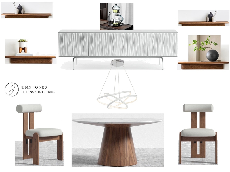 van walnut dining room Mood Board by Jennjonesdesigns@gmail.com on Style Sourcebook