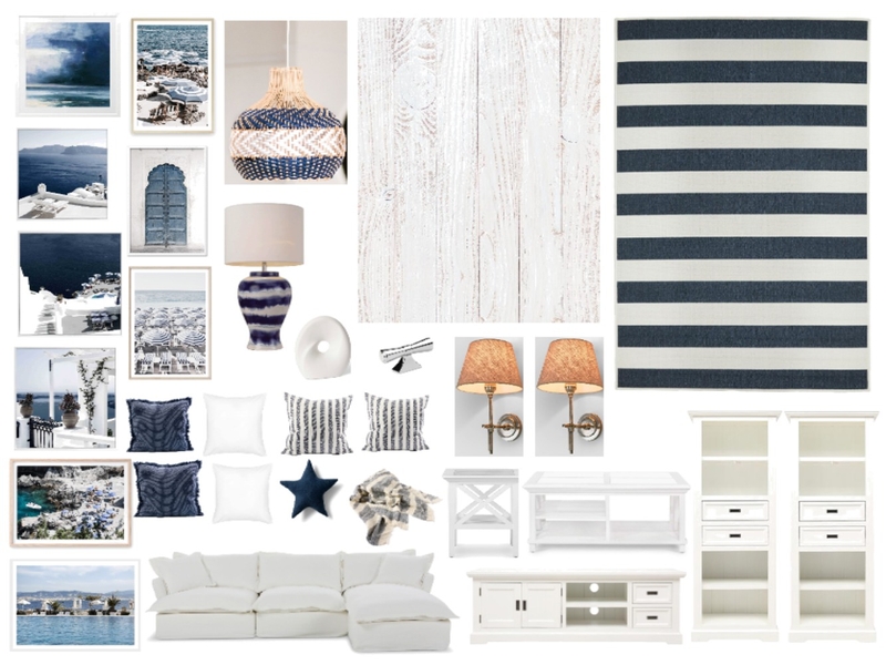 Nautical Navy Mood Board by Sterlingrose on Style Sourcebook