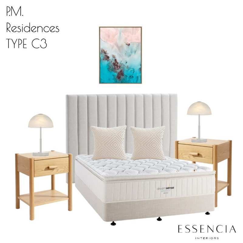 P.M. Residences #203 Bed1 Mood Board by Essencia Interiors on Style Sourcebook