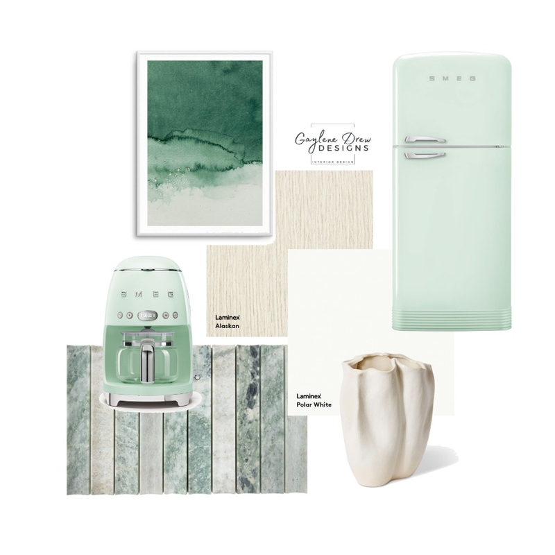 Mint Kitchen Mood Board by Gaylene Drew Designs on Style Sourcebook