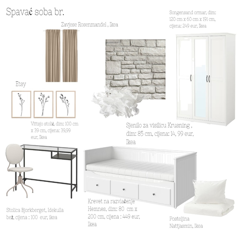 spavaća soba br. 2 Mood Board by acikovic on Style Sourcebook