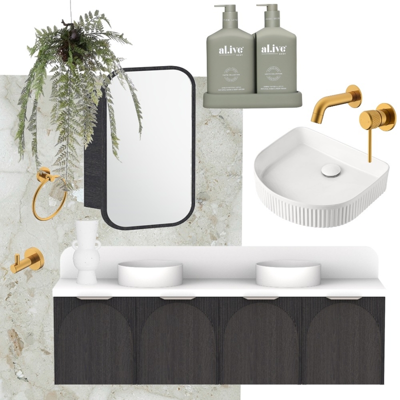 Get the Look: Lysandra's Ensuite featuring Archie in Estella Oak Mood Board by ADP on Style Sourcebook