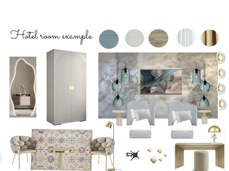 hotel room example Mood Board by lisabet on Style Sourcebook