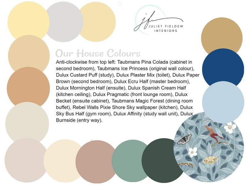 Our House Colours Mood Board by Juliet Fieldew Interiors on Style Sourcebook