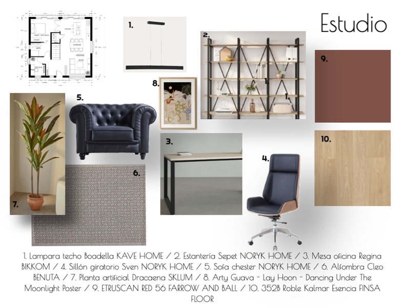 ESTUDIO Mood Board by dieBlumeStudio on Style Sourcebook