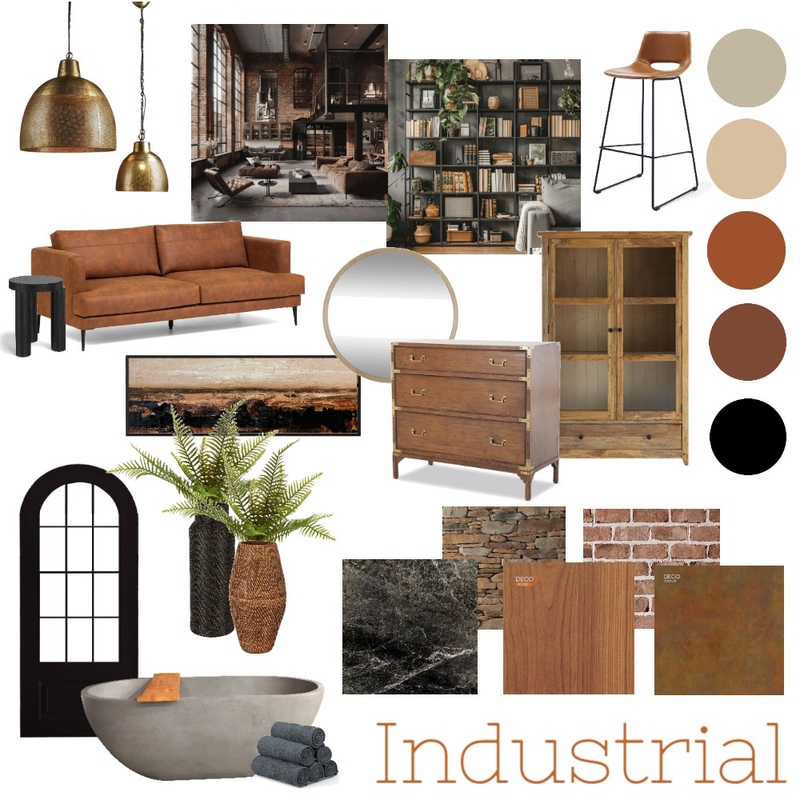 Industrial style mood board Mood Board by Waters2000 on Style Sourcebook