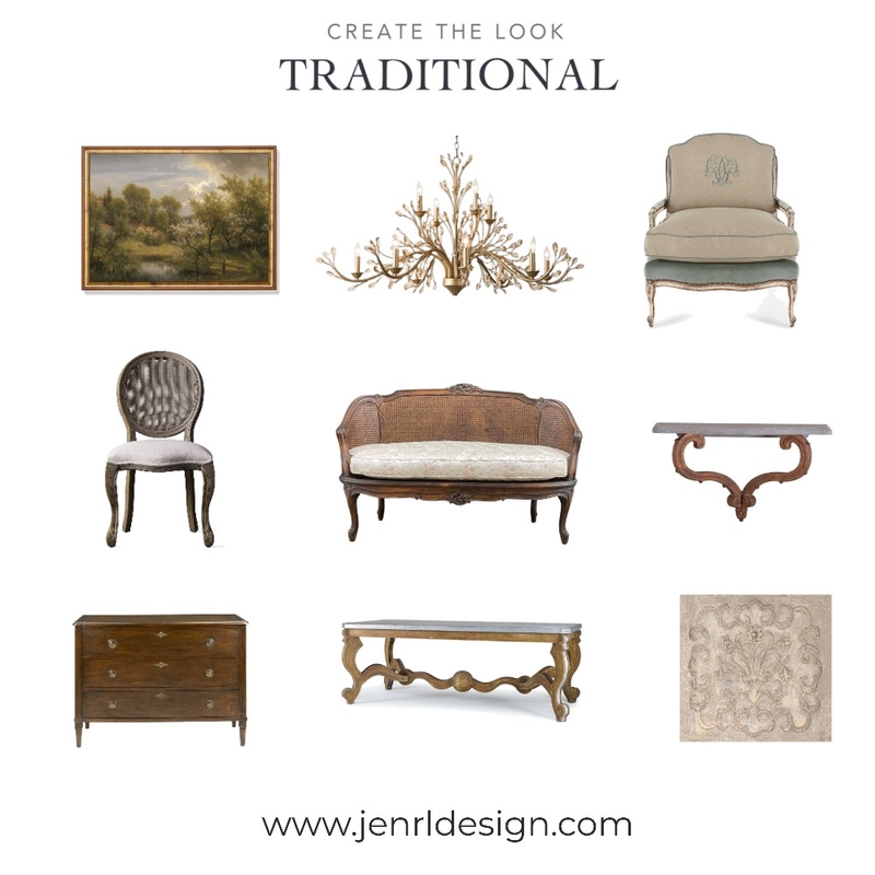 Traditional - Create the Look Mood Board by JenRL Design on Style Sourcebook